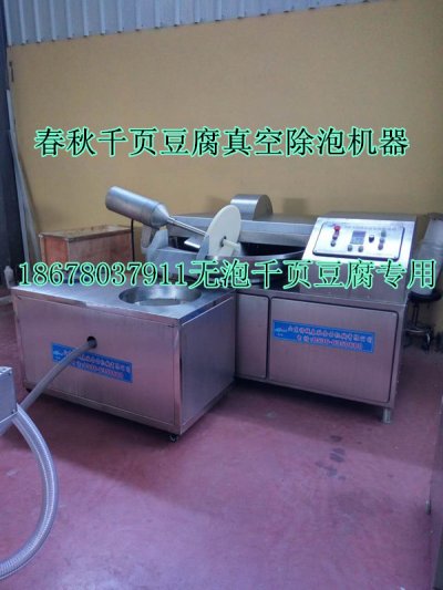 千頁(yè)豆腐真空去泡機(jī)真空抽漿機(jī)
