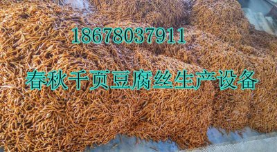 千頁(yè)豆腐黃金香絲