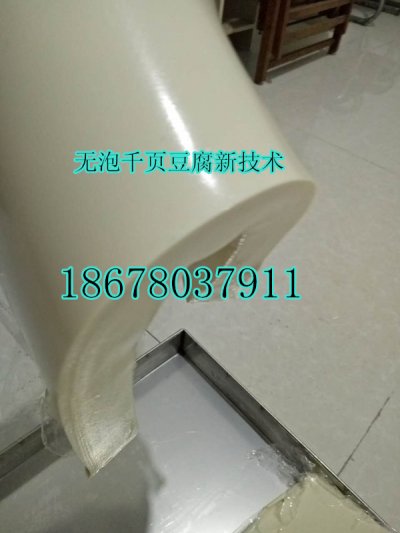 千頁(yè)豆腐塊片絲生產(chǎn)設(shè)備，千頁(yè)豆腐脆度韌性好