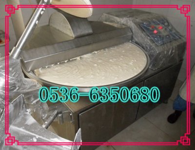 千頁(yè)豆腐高速斬拌機(jī)，高速斬漿機(jī)搭配真空去泡