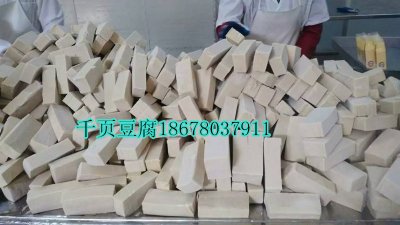 千頁(yè)豆腐白塊典發(fā)品質(zhì)無(wú)泡千頁(yè)豆腐設(shè)備免費(fèi)包